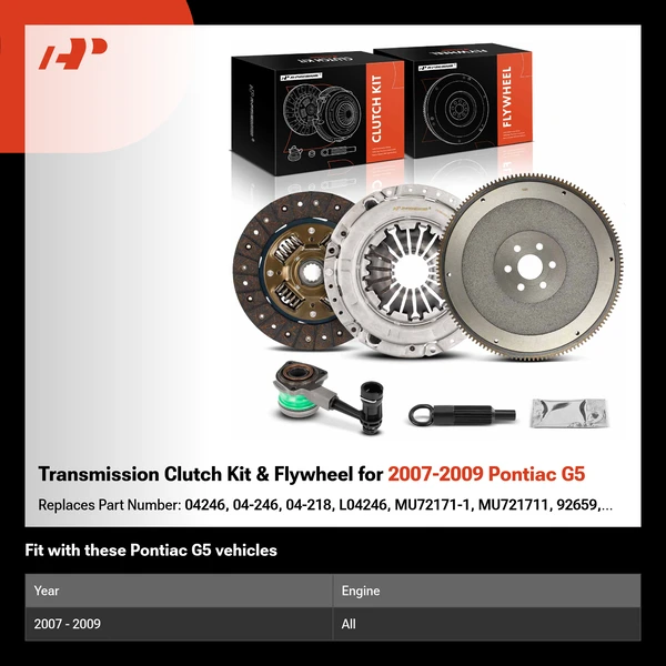 Transmission Clutch Kit & Flywheel for 2007-2009 Pontiac G5