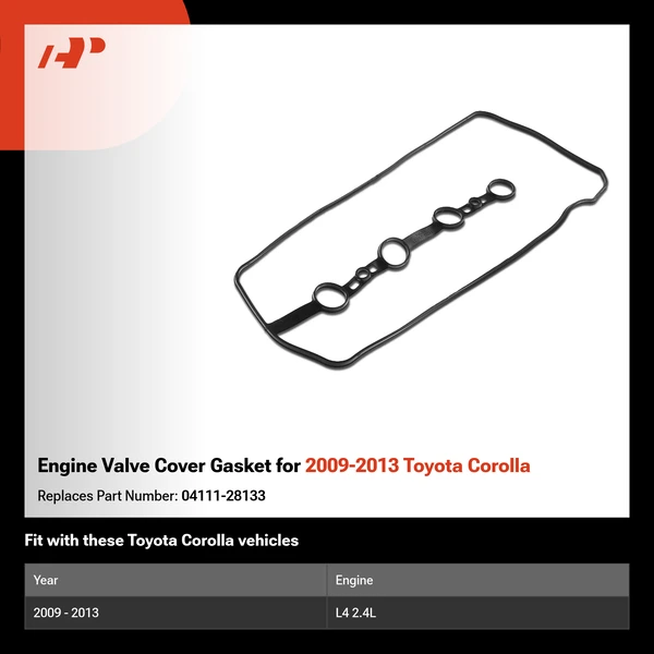 Engine Valve Cover Gasket for 2009-2013 Toyota Corolla