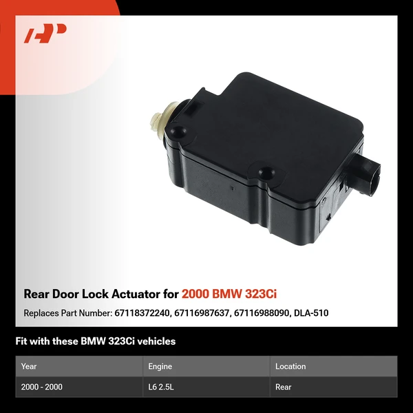 Rear Door Lock Actuator for 2000 BMW 323Ci