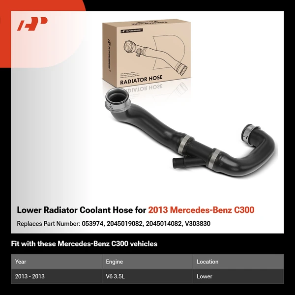 Lower Radiator Coolant Hose for 2013 Mercedes-Benz C300