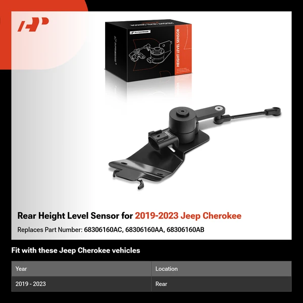 Rear Height Level Sensor for 2019-2023 Jeep Cherokee