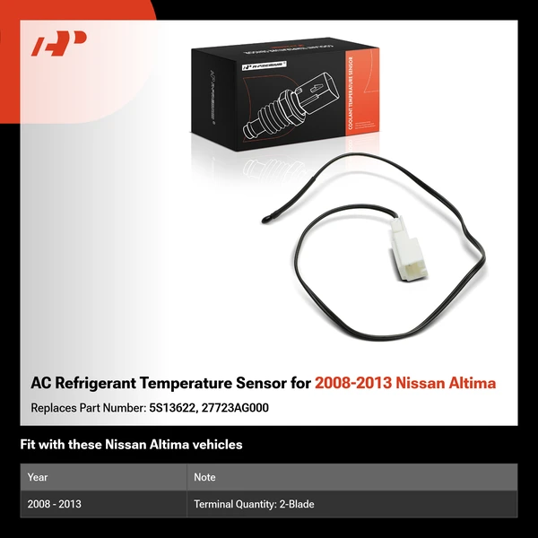 AC Refrigerant Temperature Sensor for 2008-2013 Nissan Altima