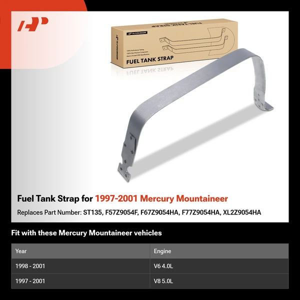 Fuel Tank Strap for 1997-2001 Mercury Mountaineer