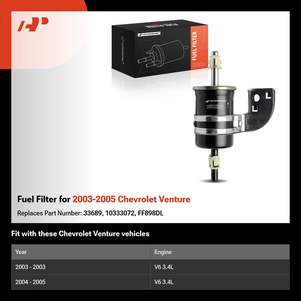 Fuel Filter for 2003-2005 Chevrolet Venture