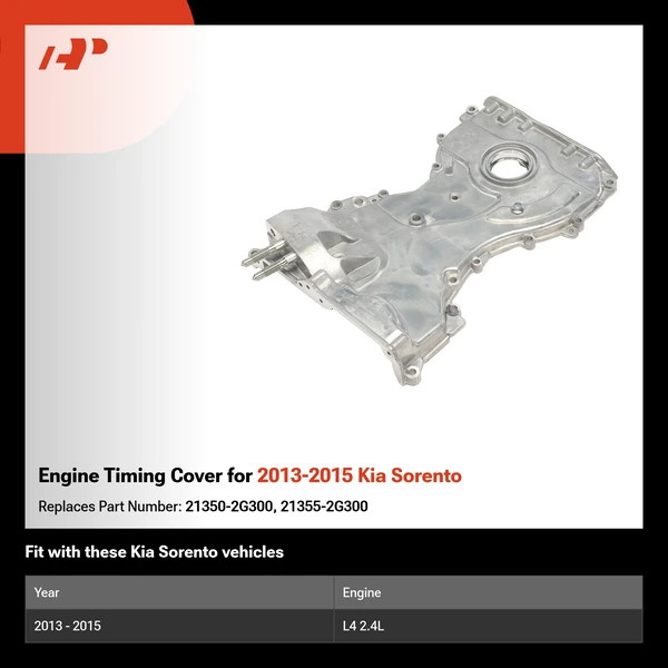 Engine Timing Cover for 2013-2015 Kia Sorento