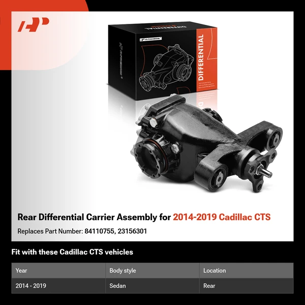 Rear Differential Carrier Assembly for 2014-2019 Cadillac CTS