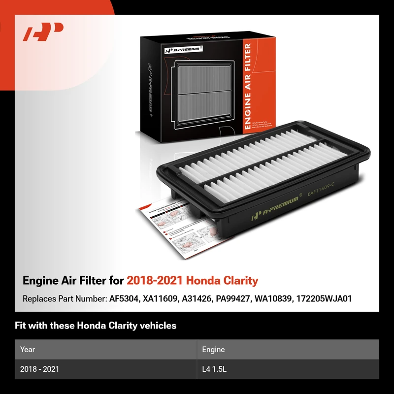 Engine Air Filter for 2018-2021 Honda Clarity