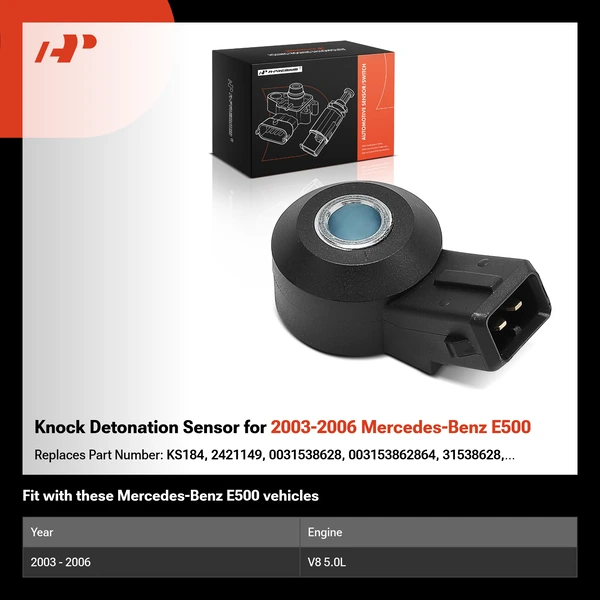 Knock Detonation Sensor for 2003-2006 Mercedes-Benz E500