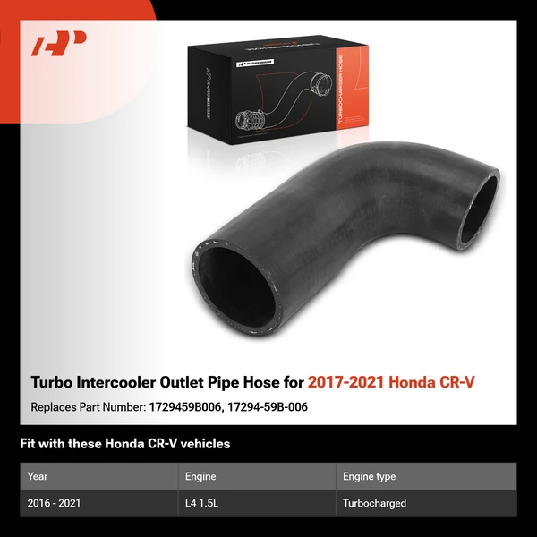 Turbo Intercooler Outlet Pipe Hose for 2017-2021 Honda CR-V