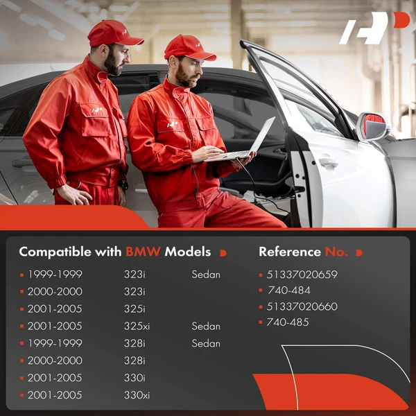 2-Pc Power Window Regulator Front Driver & Passenger Electric A-Premium WR0167