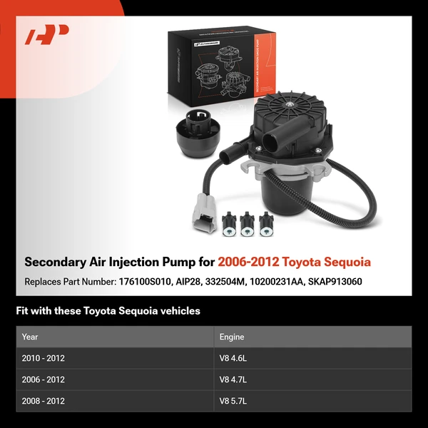 Secondary Air Injection Pump for 2006-2012 Toyota Sequoia