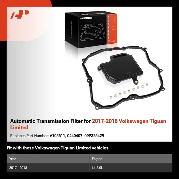 Automatic Transmission Filter for 2017-2018 Volkswagen Tiguan Limited