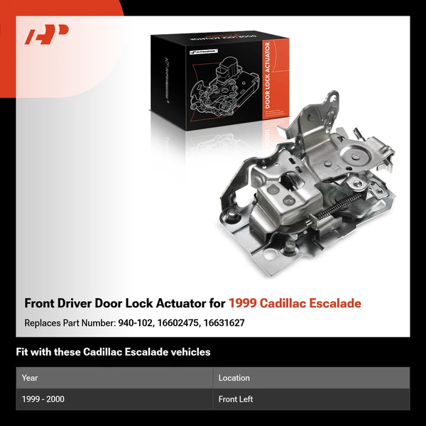 Front Driver Door Lock Actuator for 1999 Cadillac Escalade