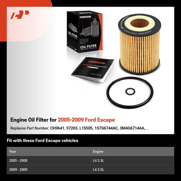 Engine Oil Filter for 2005-2009 Ford Escape