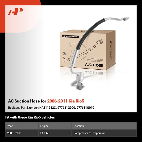 AC Suction Hose for 2006-2011 Kia Rio5