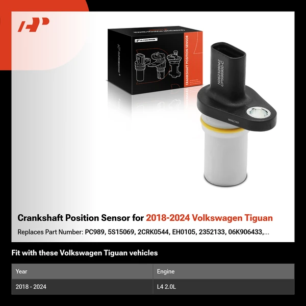 Crankshaft Position Sensor for 2018-2024 Volkswagen Tiguan