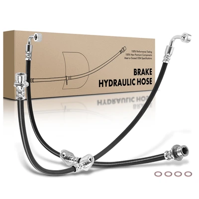 2 Pcs Front Brake Hydraulic Hose