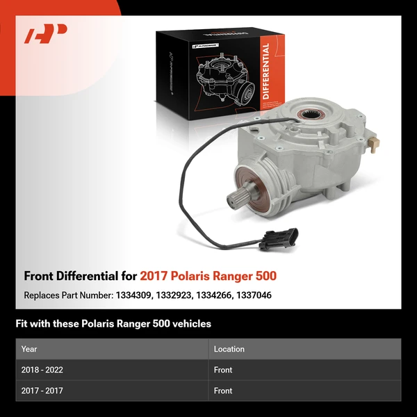 Front Differential for 2017 Polaris Ranger 500