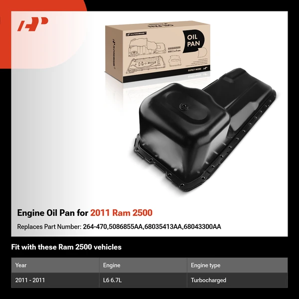 Engine Oil Pan for 2011 Ram 2500