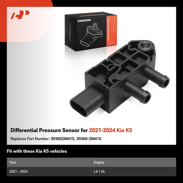 Differential Pressure Sensor for 2021-2024 Kia K5