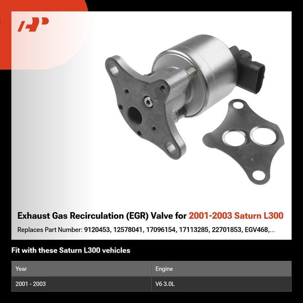 Exhaust Gas Recirculation (EGR) Valve for 2001-2003 Saturn L300
