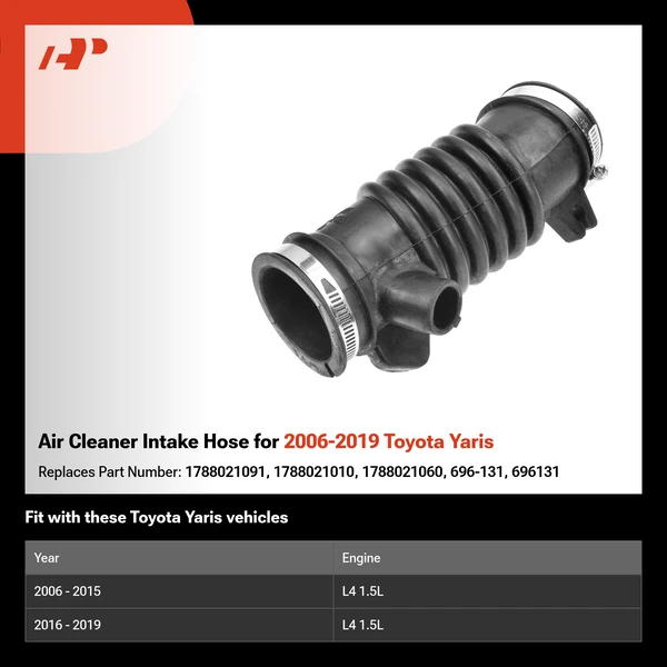 Air Cleaner Intake Hose for 2006-2019 Toyota Yaris