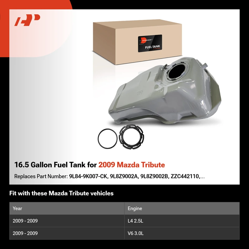 16.5 Gallon Fuel Tank for 2009 Mazda Tribute
