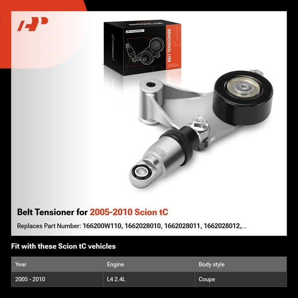 Belt Tensioner for 2005-2010 Scion tC
