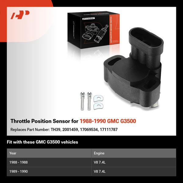 Throttle Position Sensor for 1988-1990 GMC G3500