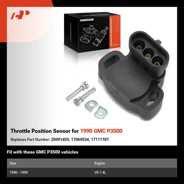 Throttle Position Sensor for 1990 GMC P3500
