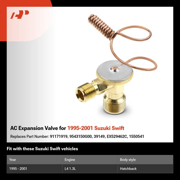 AC Expansion Valve for 1995-2001 Suzuki Swift