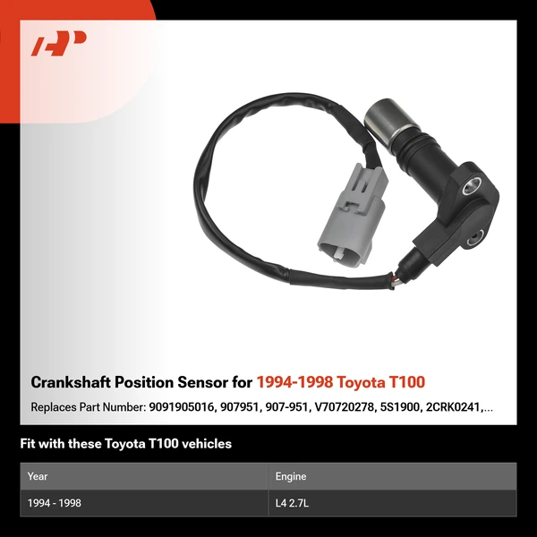 Crankshaft Position Sensor for 1994-1998 Toyota T100