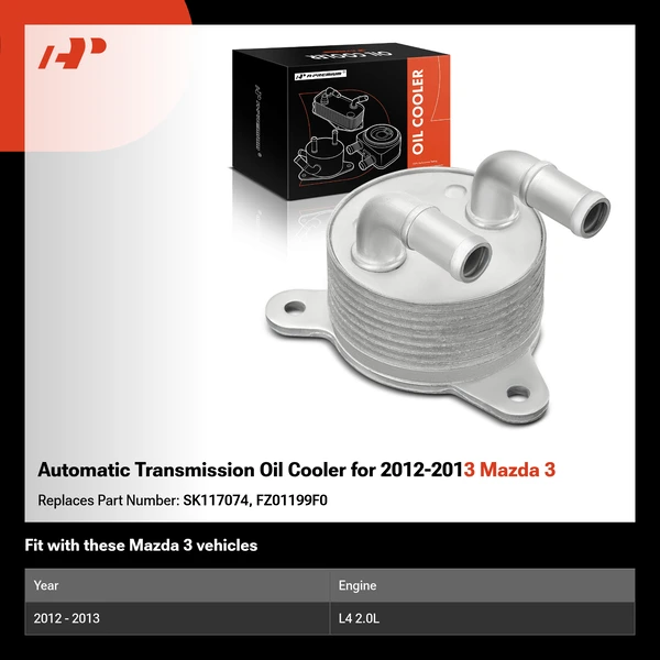 Automatic Transmission Oil Cooler for 2012-2013 Mazda 3