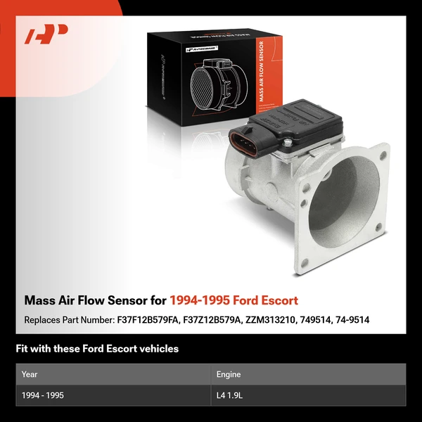 Mass Air Flow Sensor for 1994-1995 Ford Escort