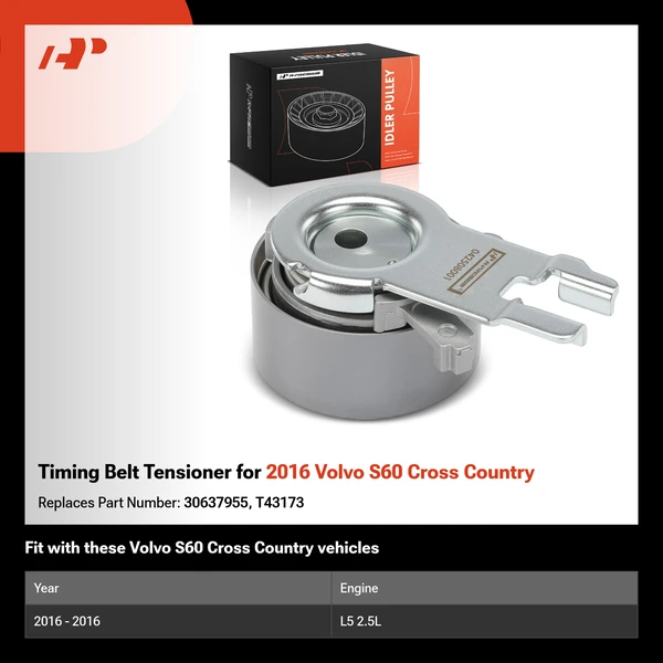 Timing Belt Tensioner for 2016 Volvo S60 Cross Country