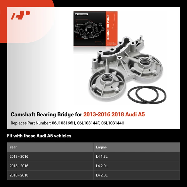 Camshaft Bearing Bridge for 2013-2016 2018 Audi A5