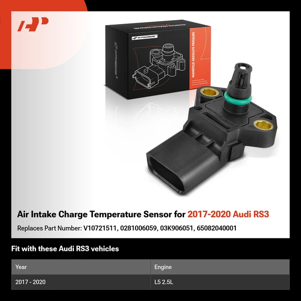Air Intake Charge Temperature Sensor for 2017-2020 Audi RS3