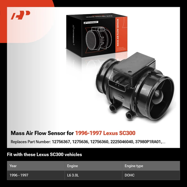 Mass Air Flow Sensor for 1996-1997 Lexus SC300