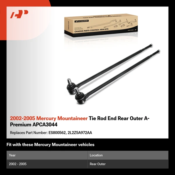 2002-2005 Mercury Mountaineer Tie Rod End Rear Outer A-Premium APCA3044