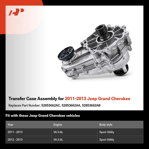 Transfer Case Assembly for 2011-2013 Jeep Grand Cherokee
