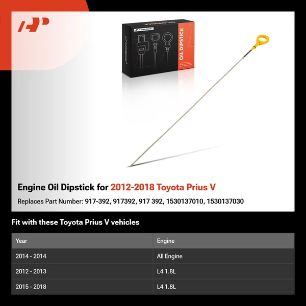 Engine Oil Dipstick for 2012-2018 Toyota Prius V