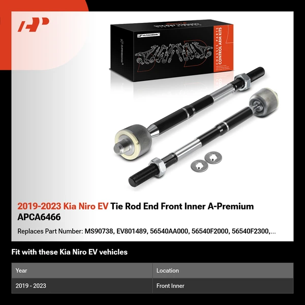 2019-2023 Kia Niro EV Tie Rod End Front Inner A-Premium APCA6466