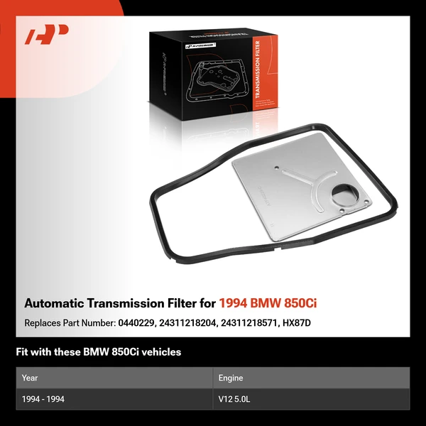 Automatic Transmission Filter for 1994 BMW 850Ci