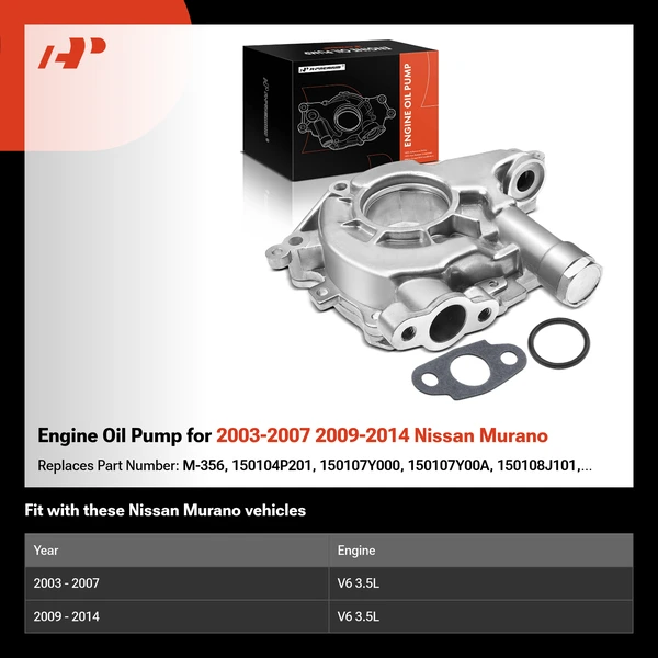 Engine Oil Pump for 2003-2007 2009-2014 Nissan Murano