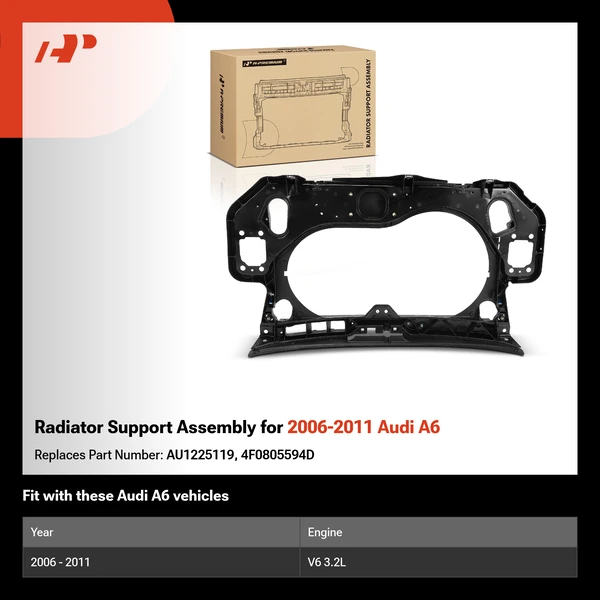 Radiator Support Assembly for 2006-2011 Audi A6