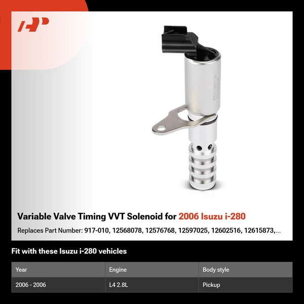 Variable Valve Timing VVT Solenoid for 2006 Isuzu i-280