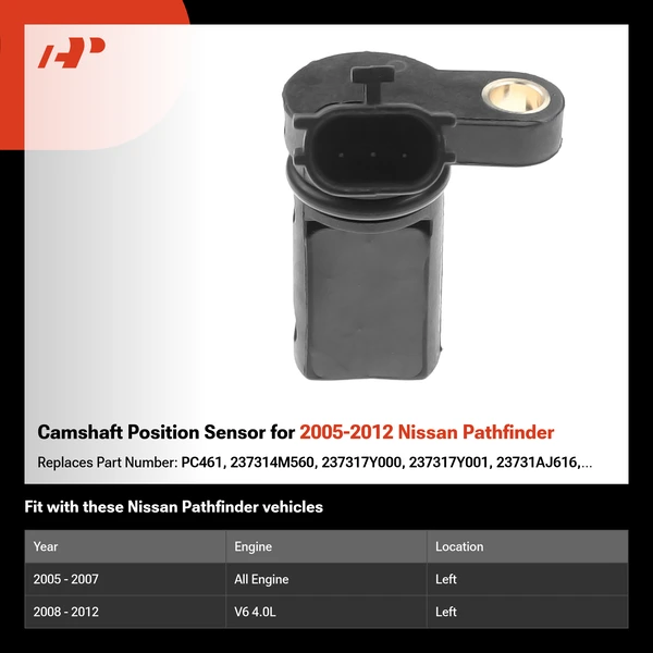 Camshaft Position Sensor for 2005-2012 Nissan Pathfinder