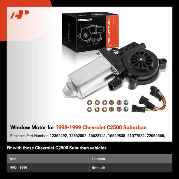 Window Motor for 1998-1999 Chevrolet C2500 Suburban