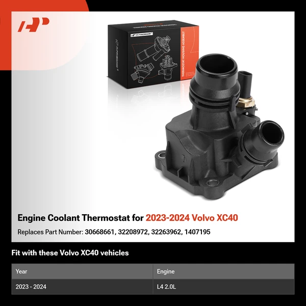 Engine Coolant Thermostat for 2023-2024 Volvo XC40