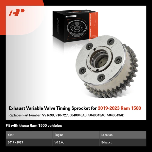 Exhaust Variable Valve Timing Sprocket for 2019-2023 Ram 1500
